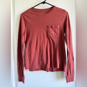 RVCA Burnt Orange Crew Neck Tee